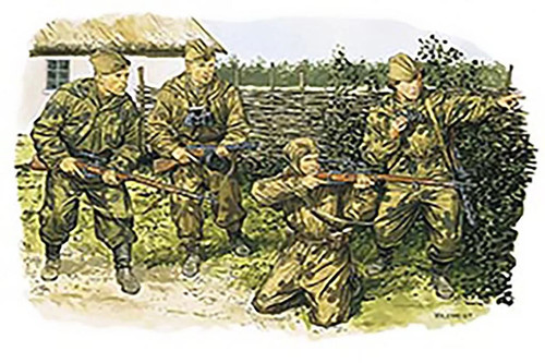 Dragon red army scouts - red, &