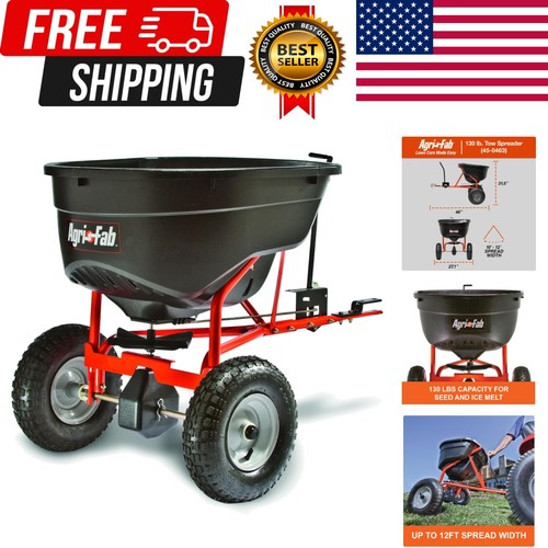 Pull behind broadcast - pull, spreader