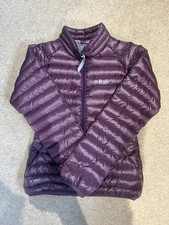 RAB Pertex Microlight Jacket 8 Down Burgundy Red Coat Warm