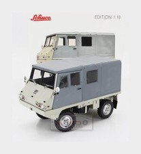 1:18 SCHUCO Steyr Haflinger Large Roof 4X4 1975 Grey 450061600 Model