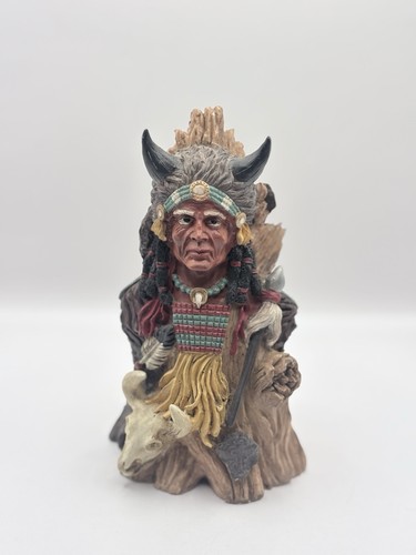 Native american chief bust - american,