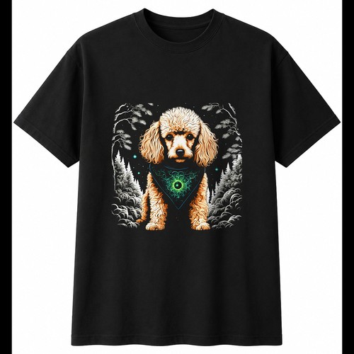 Detailed miniature poodle - poodle, in