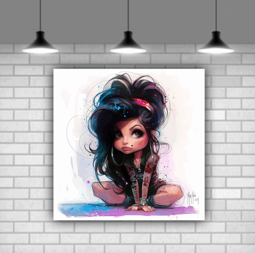 Amy winehouse canvas wall art - winehouse,