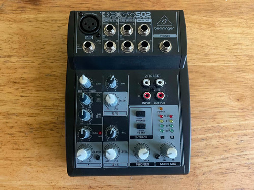 Behringer xenyx 502 channel - behringer,