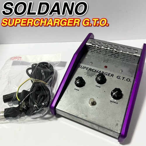 Soldano supercharger o - soldano, g.t.o