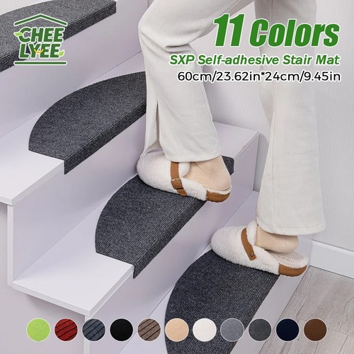 8pcs semi circle stair mats - semi,