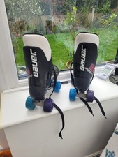 BAUER 1990,s ROLLER SKATES WITH BOX & INFORMATION