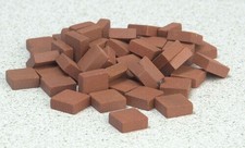 Square Red Bricks 50pc, Dolls
