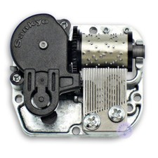 Music box parts - mechanism, grey