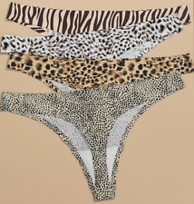 SEXY LOEPARD ZEBRA CHEETAH ANIMAL PRINT THONG  BRIEFS KNICKERS UNDERWEAR GIFT