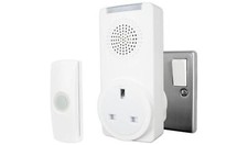 Uni-Com Premium Plug-Through Doorbell – Wireless Chime with 8 Melodies