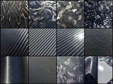 TEXTURED BLACK Self Adhesive Vinyl Wrap - BUBBLE FREE Car/Vehicle Film Sticker