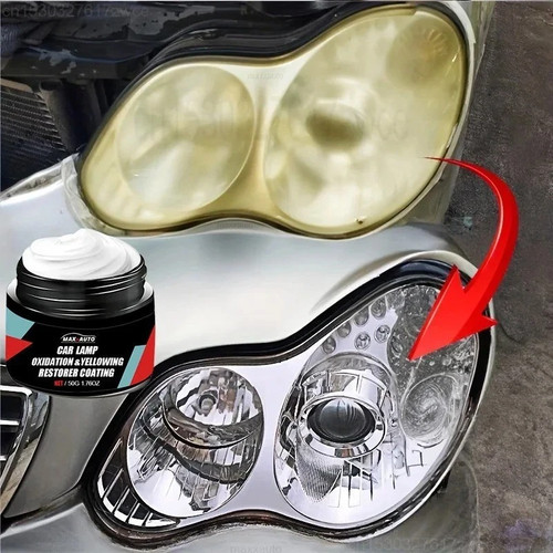 Car headlight restoration - car,