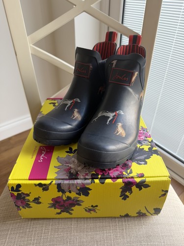 Joules wellibobs navy dog - wellibobs,