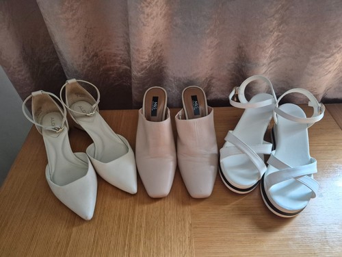 Ladies shoes sandals cream - ladies,