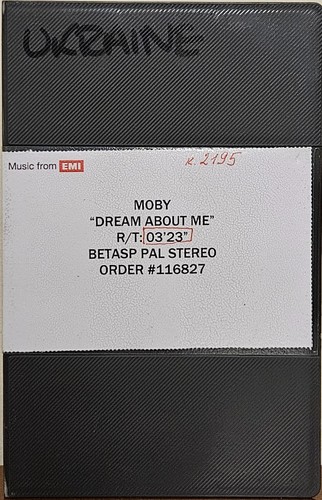 Moby dream about promo - about, me"