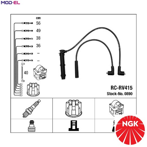 Ignition cable kit - cable, for