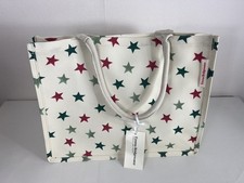  Emma Bridgewater Waitrose  Multicoloured Star Juco Jute Tote Shopping Bag Tags