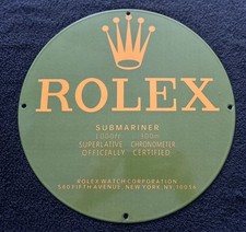 ROLEX PORCELAIN SIGN ENAMEL
