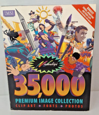 IMSI Masterclips 35000 Premium Image Collection 1995 Clip Art Fonts Photos J717
