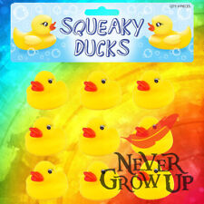 9x Plastic RUBBER DUCK Floating Bath Time Toy for Children Duck Race Ducky Gift