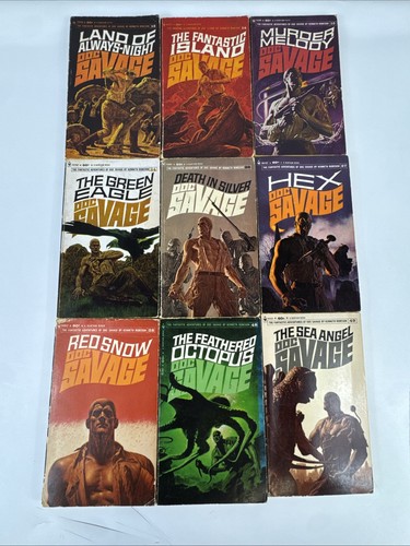 Doc savage bantam books - savage,