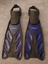 Beaver Prodigy Scuba Diving Snorkelling Fins Large/xlarge Open Heel Adjustable