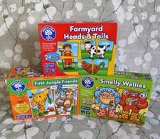 Orchard Toys Educational Games Ages 1.5-6yrs Bundle X3 Complete VGC