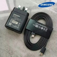 Samsung Galaxy Official 45W Super Fast Charger 2.0 with USB-C to C Data Cable