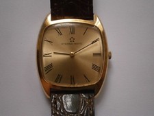 Vintage gents wristwatch ETERNA-MATIC automatic watch working need service swiss