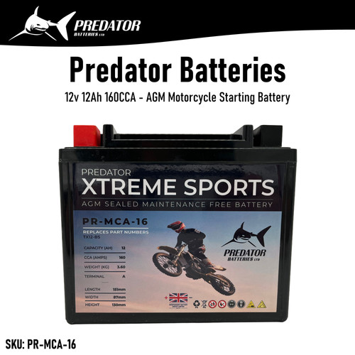 12v 12ah 160cca agm - 12ah,