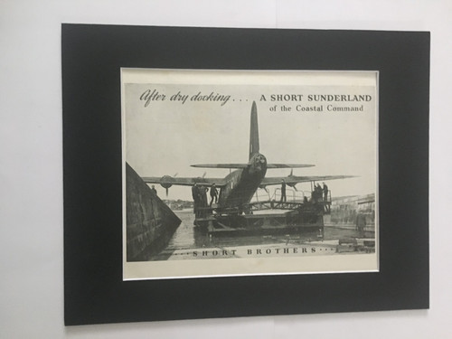 Short sunderland 1941 mounted - short,