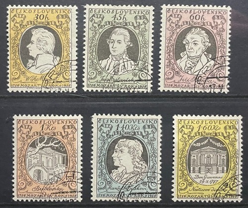 Czechoslovakia 1956 mozart - czechoslovakia,