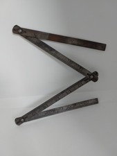 Vintage Steel 24" 4 Fold Ruler