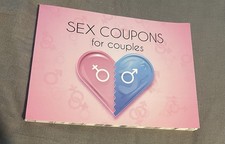 Sex Coupons for Couples Book Paperback New Playful Vouchers Book