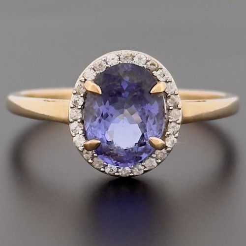 9ct yellow gold - yellow, cluster