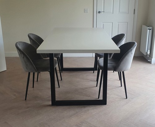 Concrete dining table garden - concrete, table/garden