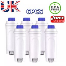 6-Packs Water Filter For Delonghi Magnifica S dlsc002 Coffee Machine ECAM22110SB