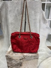 PRADA Chain Shoulder Bag In