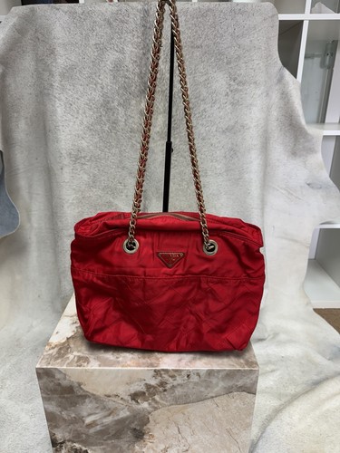 Prada chain shoulder bag - chain, in