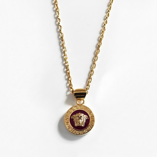 Nib versace necklace gold - necklace,