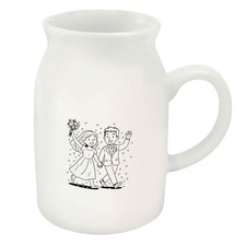 300ml 'Happy Wedding Couple' Ceramic Milk Jug (MJ00020079)