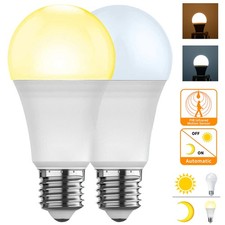 LED Sensor Light Bulb E26/E27 Dusk to Dawn Light Bulbs Lamp for Home Lighting