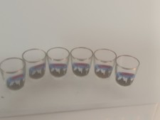 Glasses Set of 6 Shot Glasses Sovenier Set Of London