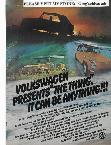 Original 1973 volkswagen thing - original,
