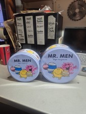 Vintage Mr Men Cake Tin X2