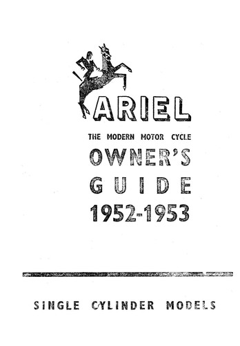 1952 1953 ariel singles - ariel,
