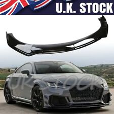 For Audi TT Coupe 06-2019 Gloss Black Front Bumper Lip Spoiler Splitter Body Kit