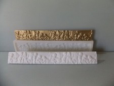  Silicone Mold ANTIQUE ART NOUVEAU CHERUB FRIEZE Dolls House Arts Crafts