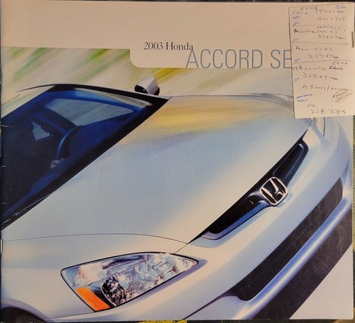2003 honda accord sedan lx - 2003,